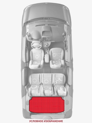 ЭВА коврики «Queen Lux» багажник для BMW X4 (F26)